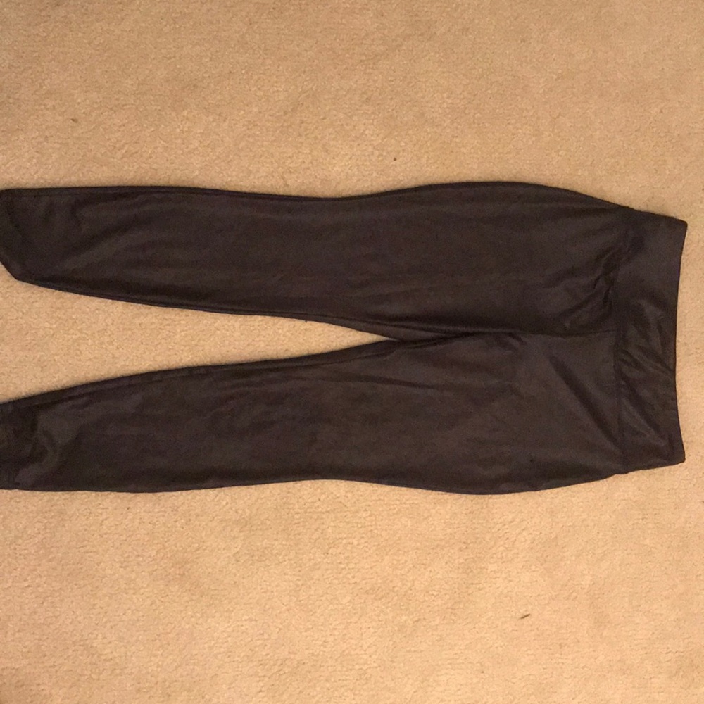 Faux leather leggings